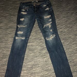 Distressed Hollister Jeans